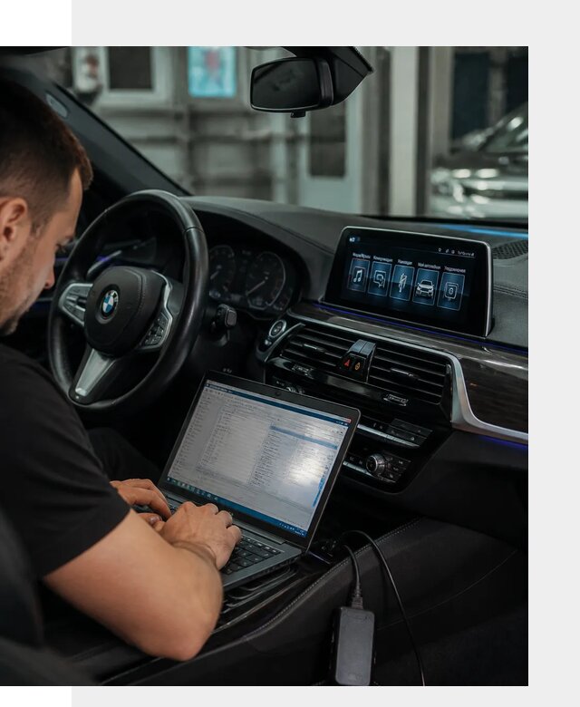 Русификация мультимедиа BMW для авто под ключ в Мариинске