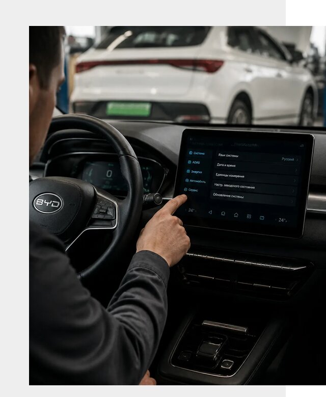 Русификация BYD E2 в Мариинске от 15195 р. | ФастМобиль-Мрн под ключ