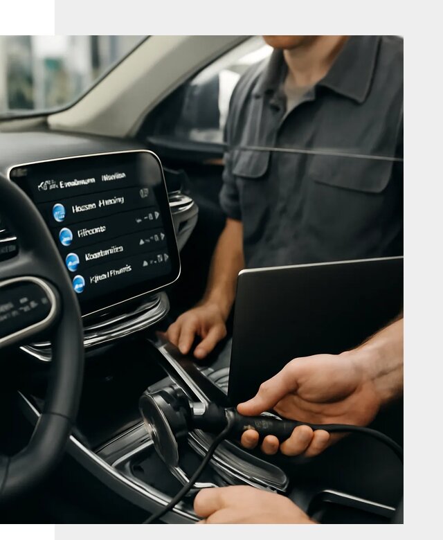 Установка приложений Geely для мультимедиа автомобиля в Мариинске