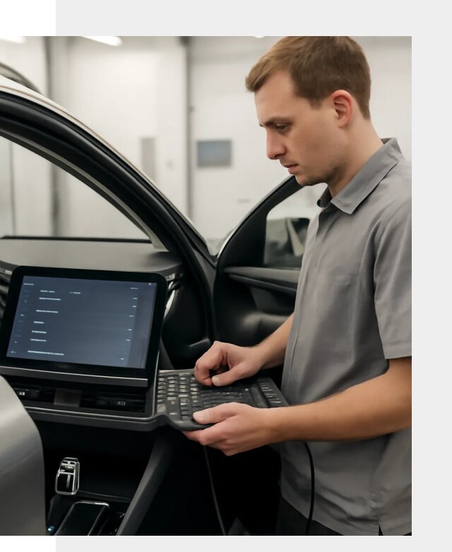 Русификация мультимедиа автомобилей Lynk Co в Мариинске
