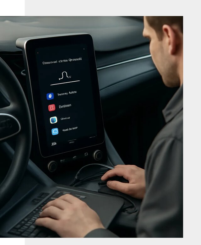 Установка приложений Lynk Co на автомобиль в Мариинске